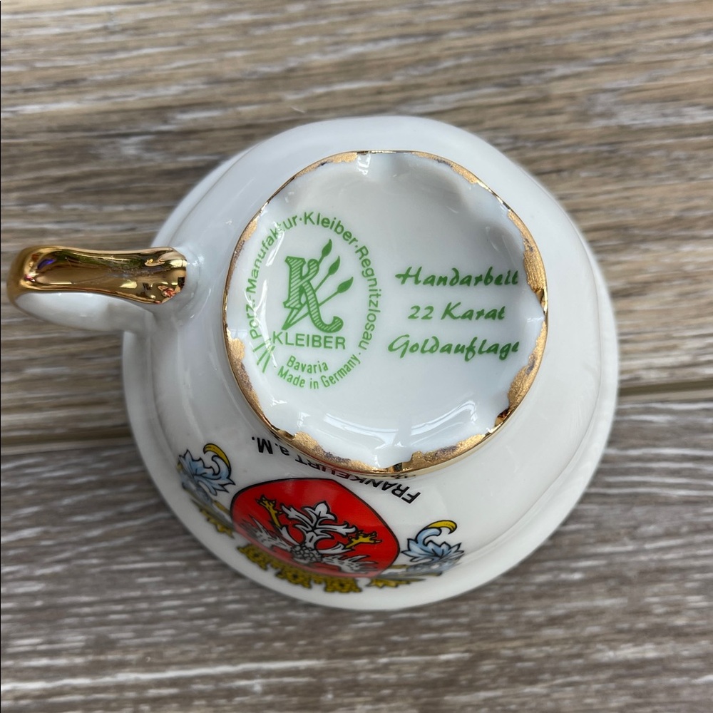 Kleiber Bavaria Porcelain Tea Cups - set of four